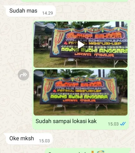 Pengiriman Papan Bunga Hotel Merak Beach Cilegon