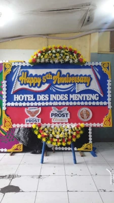 Papan Bunga di Hotel Merak Beach Cilegon